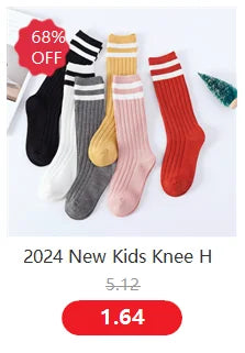 1 Pairs Kids Knee High Socks Baby Girls Boys Bow Long Sock Soft Cotton Mesh Breathable Children Hollow Out Socken For 0-7 Years