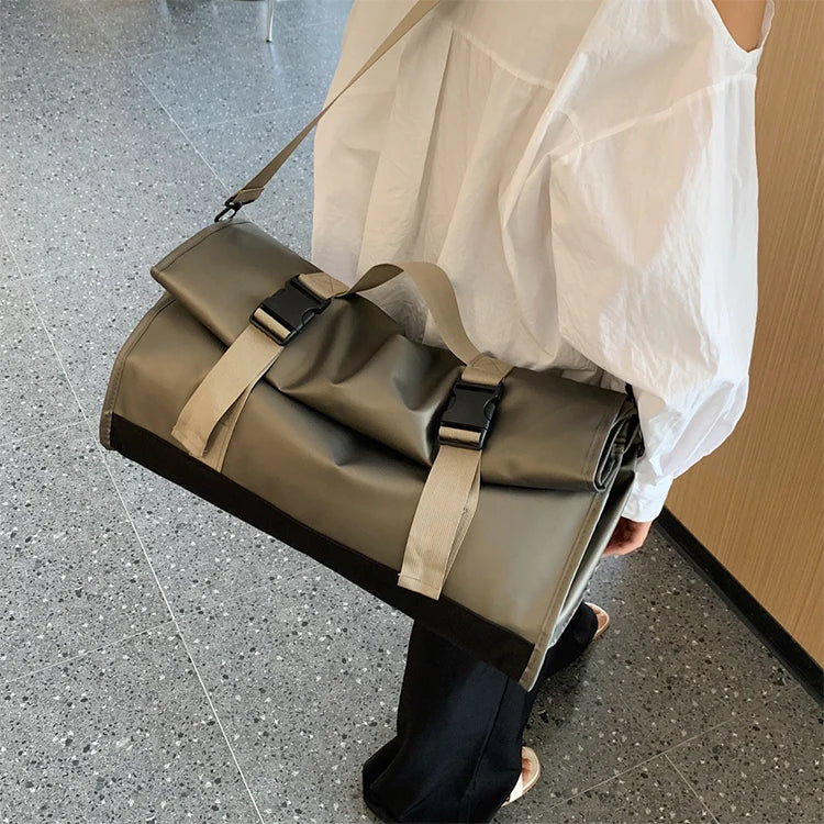 Luggage Bag - Adjustable, Large Capacity Travel Bag, Suitable for Weekend Travel and Leisure Outing, Zippered Closed