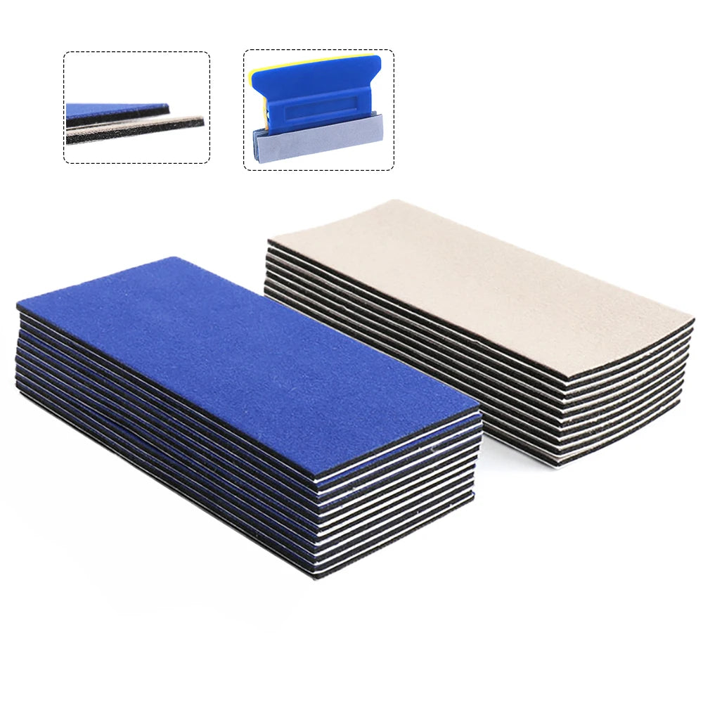 5PCS Thickened Suede Felt Squeegee Vinyl Applicator Window Film Tinting Car Wrap Stickers Install Tool No Scratch Protect Buffer
