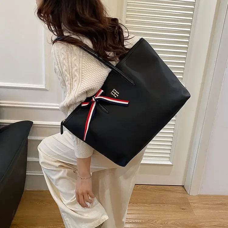 Vintage Elegant Diaper Bag: Luxury Crossbody Handbag For Women With Designer Letter Logo And Large Capacity Tote Function