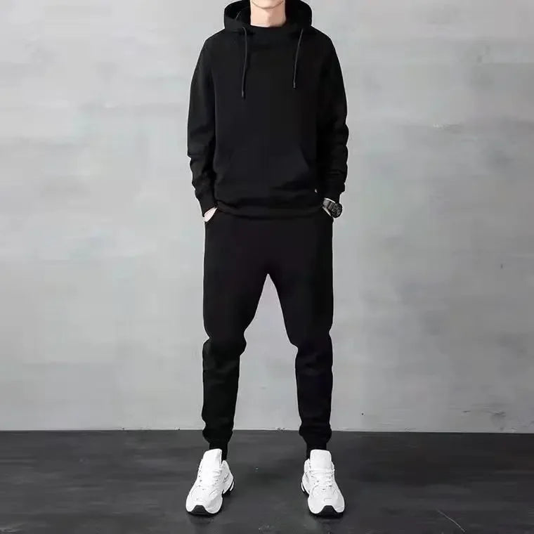Men's clothing, sporty casual set, for spring and autumn 2025, new style, long-sleeved top and pants, two-piece set, matching