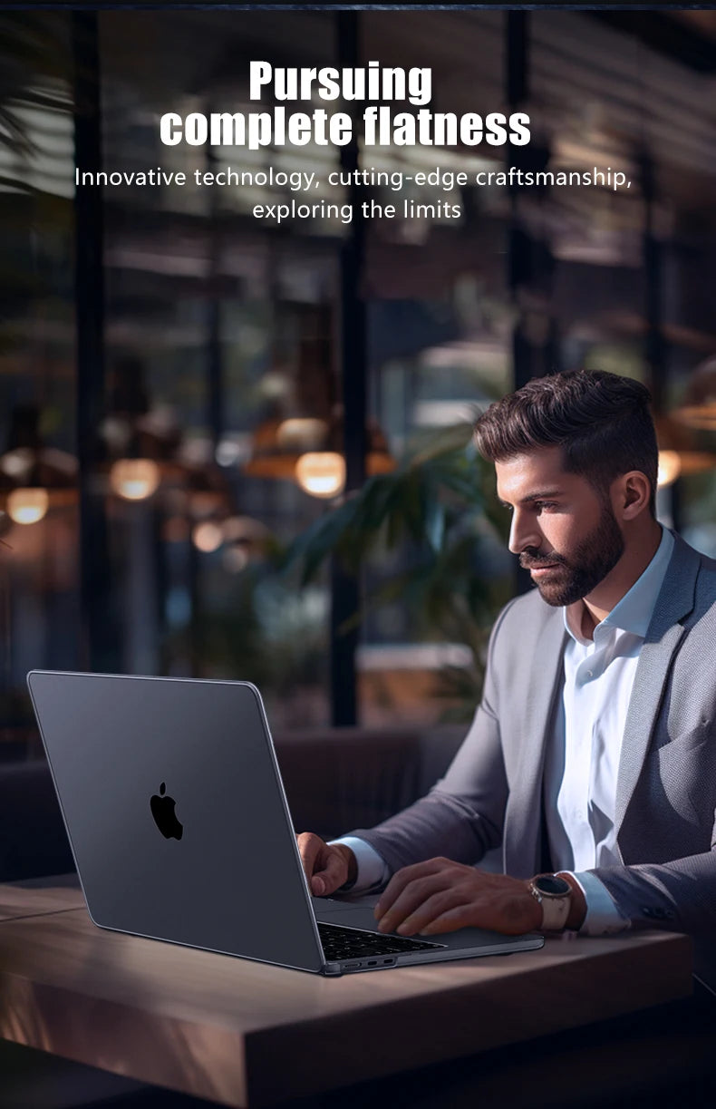 Ultra thin 2025 M4 Laptop Case For MacBook Air 13 15.3 13.6 Case M2 M3 Funda Macbook Pro 13 14.2 16.2 16 Case 2024 2023