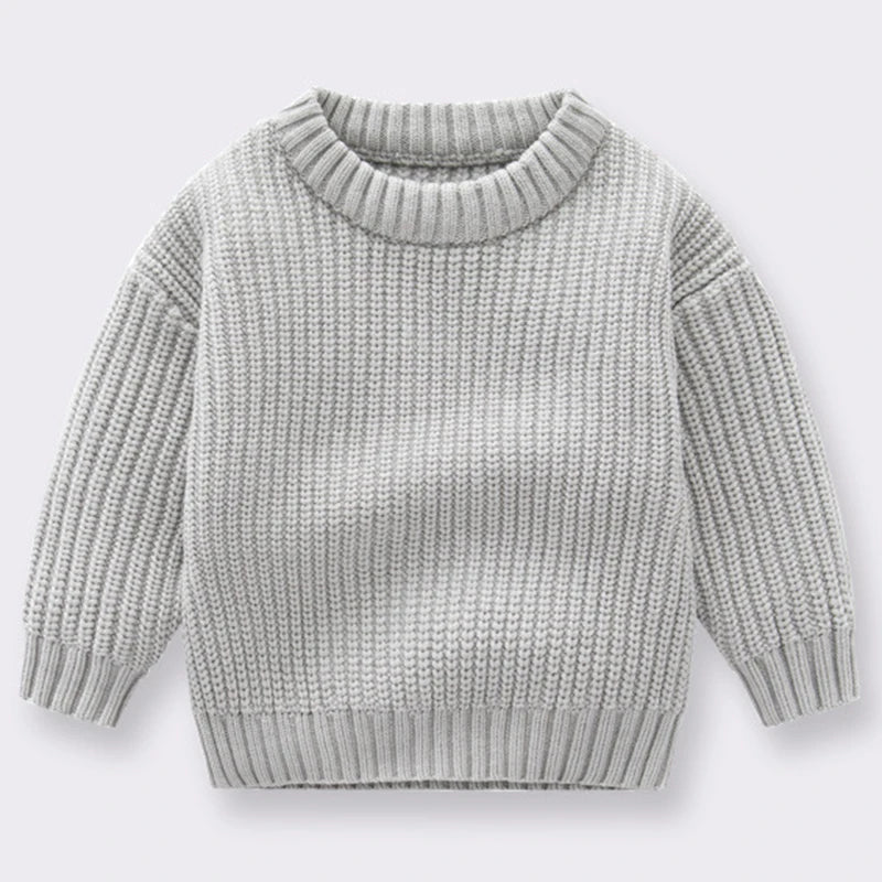 0-6Yrs Baby Boys Girls Knit Sweater Clothes 2025 New Toddler Infant Newborn Knitwear Soft Spring Long Sleeve Baby Pullover Tops