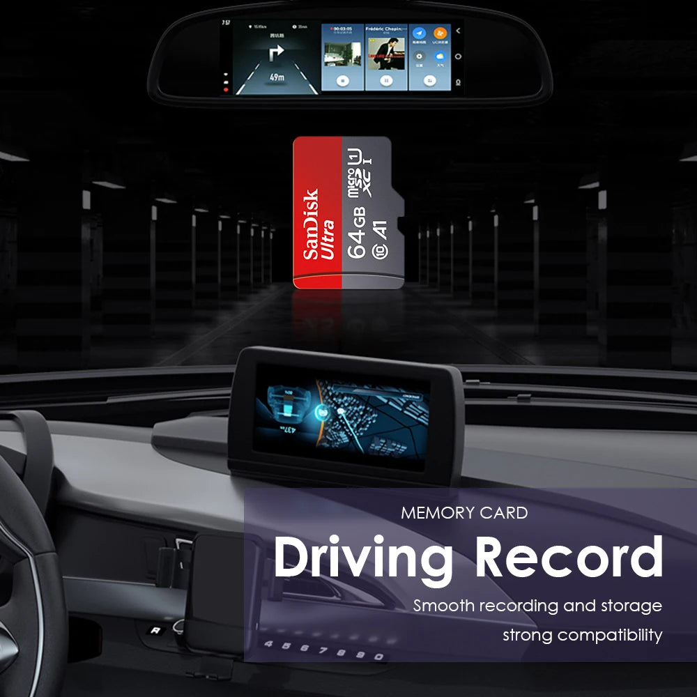 SanDisk Ultra MicroSDXC UHS-I Memory Card C10 Full HD A1 SanDisk MicroSDHC C4  MicroSD Card Trans Flash Card for Android Phone