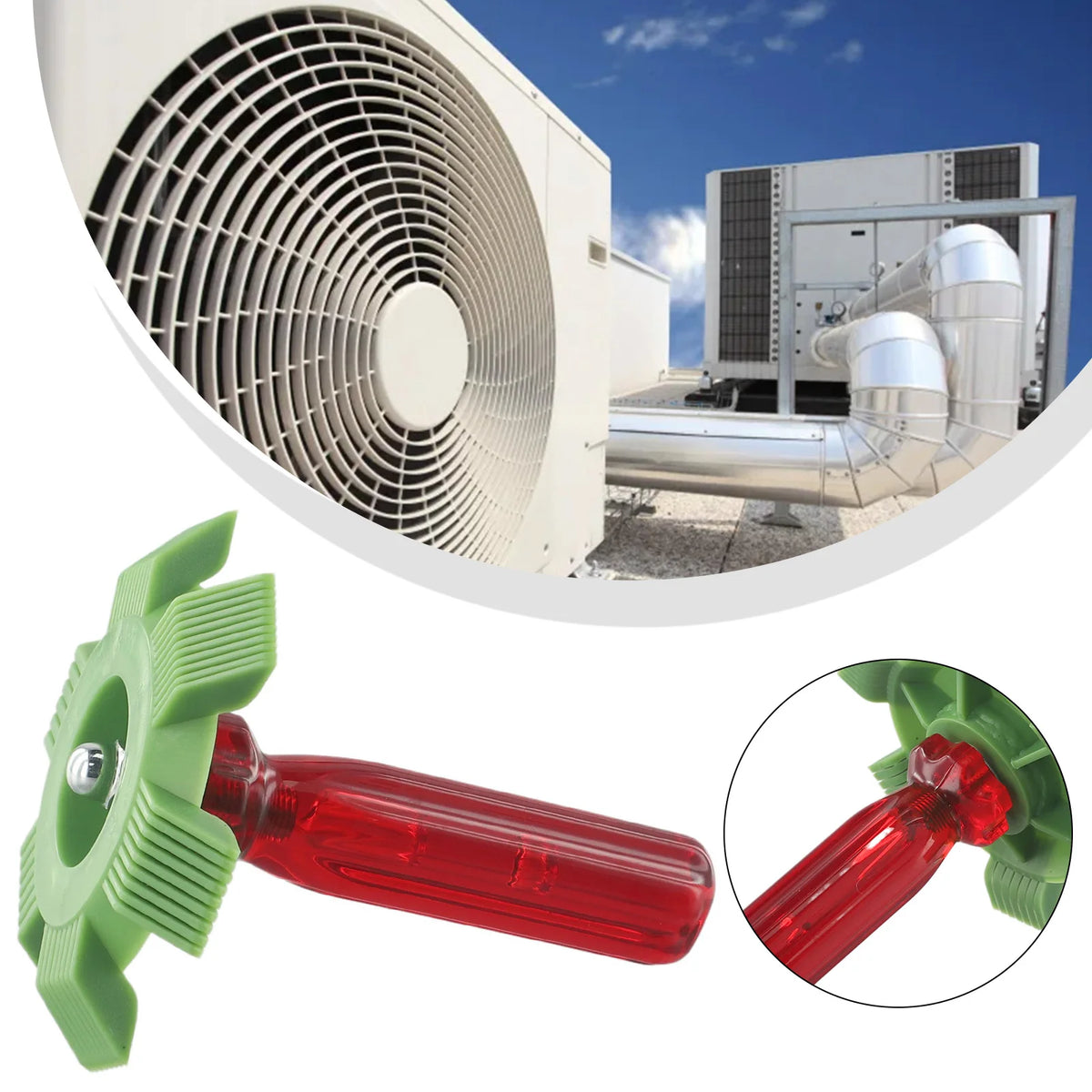 1PC Air Conditioner Fin Repair Comb Cooler Condenser Compact Refrigeration Tool Radiator Fin Comb Rake Cleaner Tool