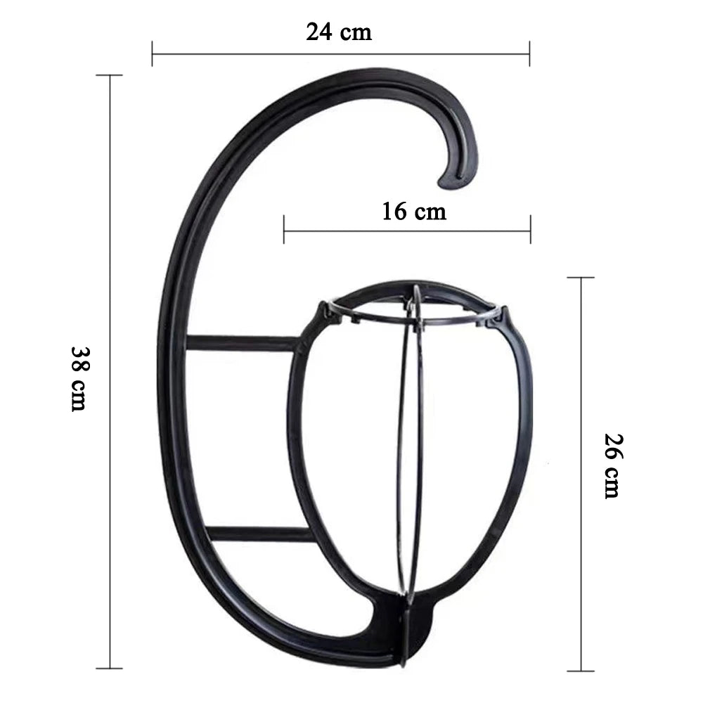 Multiple Wig Stand Holder Hanging Hair Extensions Wigs Accessories Organizer Storage Solution for Beauty Care