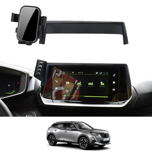 Car Mobile Phone Holder for Peugeot 2008 2019-2023 (7in)  GPS Bracket Navigation Stand Auto Accessories