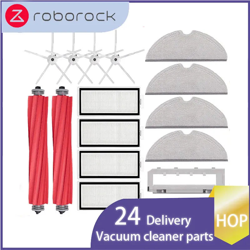 Roborock Q7 / Q7+ / Q7 Max+ Robot Vacuum Roller Brush, Hepa Filter, Side Brush, Mop Cloth