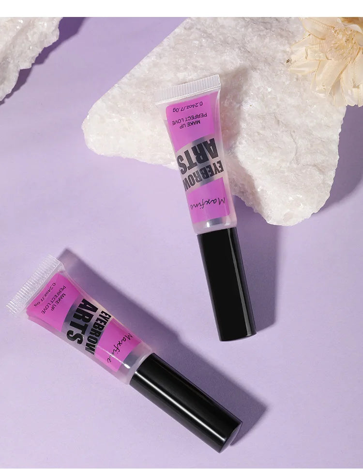 Transparent Hose Eyebrow Glue Waterproof Quick Drying Shaping Long Lasting And Non Smudging  Non Shedding Eyebrow Makeup