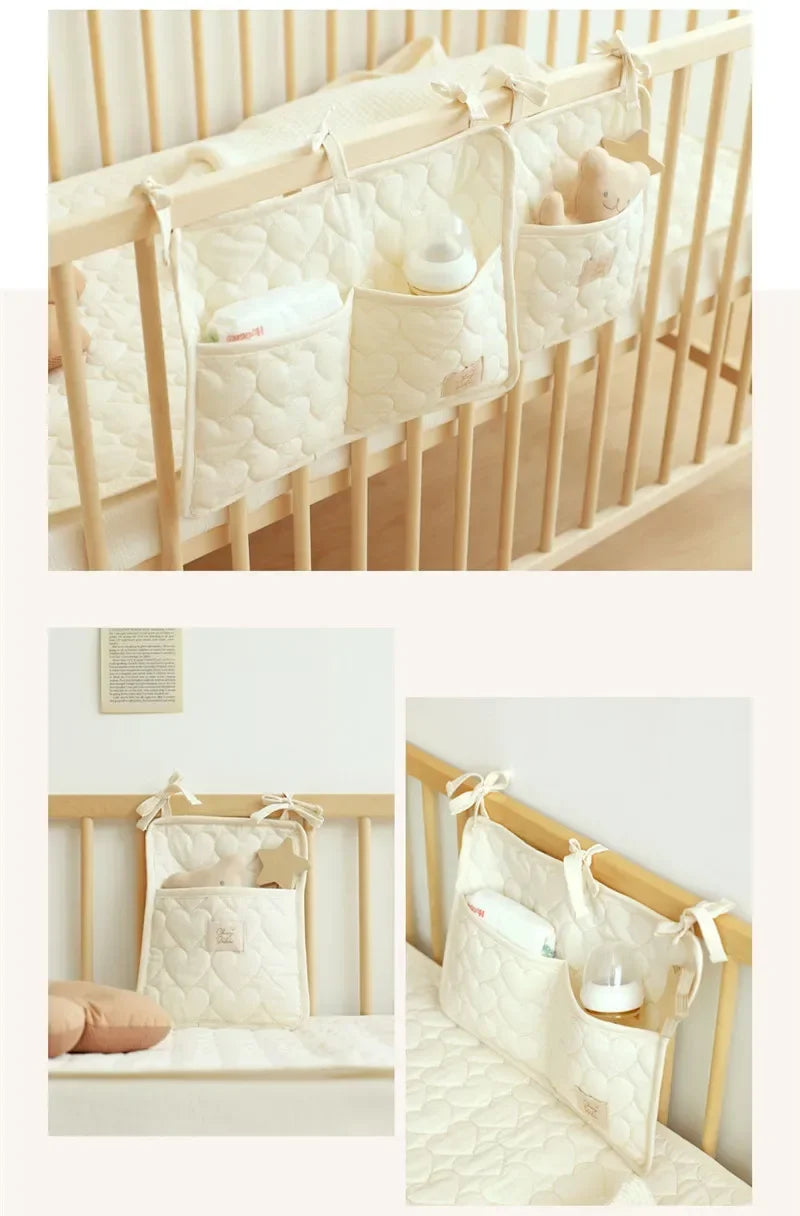 Baby Crib Organizer Hanging Storage Bag Stroller Bag Diaper Diaper Baby Bottle Baby Toy Storage Bag Portable Bottle Diaper Toy