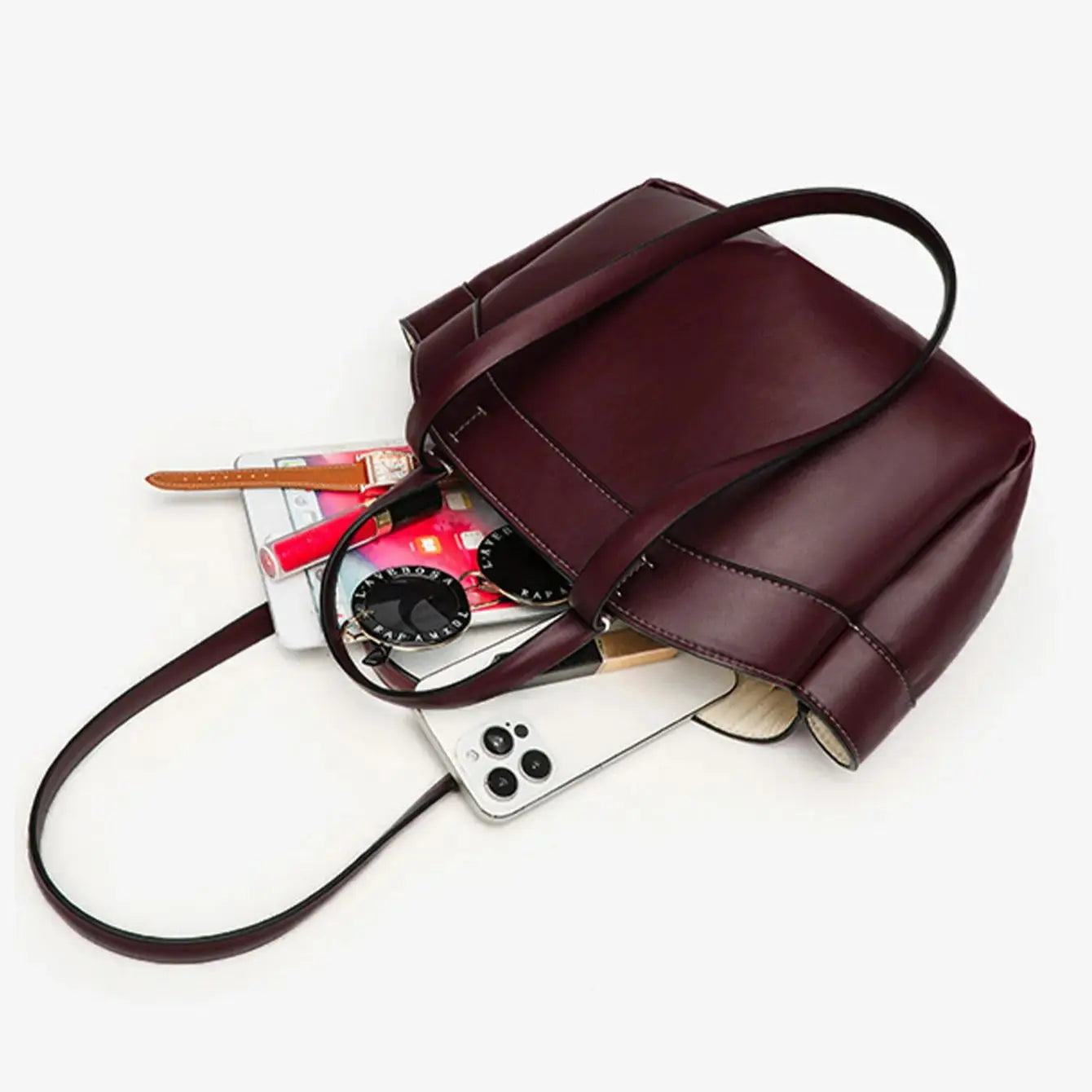 Luxury Tote Designer Bags for Women PU Leather Handbags Large Shoulder Bag High Quality Composited Bag 2025 Bucket Women Bags