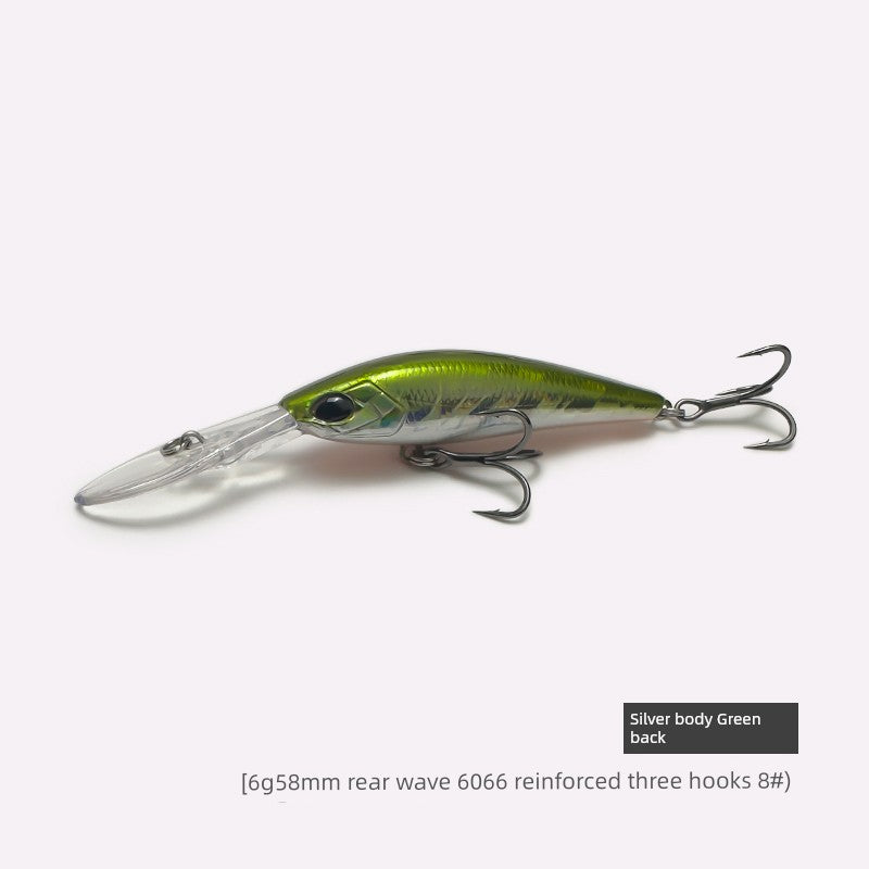 6G Long Tongue Board Speed Diving Small Mino Slow Floating Deep Diving Micro Object Lure Suspension Fishing Weever Mandarin Fish Special Kill Lure