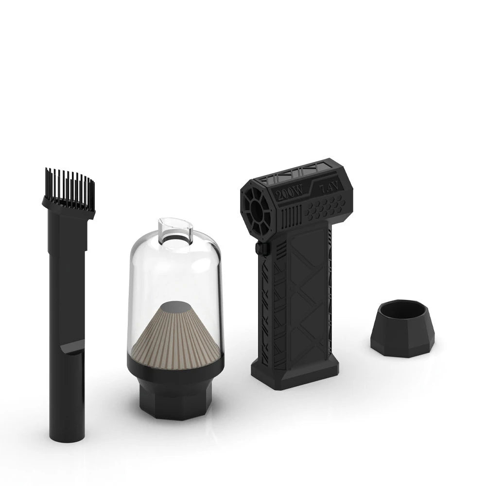 JANGKLIFE 3-in-1 Vacuum Cleaning Set USB Rechargeable Mini Car Vacuum Cleaner Home Use Dust Collector Automotive Cleaning Kit