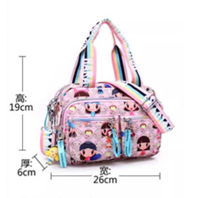 Women Crossbody Bag Canvas Casual Oxford Cloth Messenger Large Capacity Handbag Wallet Multifunctional Waterproof Shoulder Bags