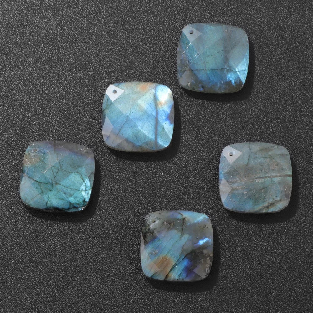High Quality Natural Stone Labradorite Beads Charms Shiny Healing Gem Stone For Jewelry Making Necklace Earrings Accessries
