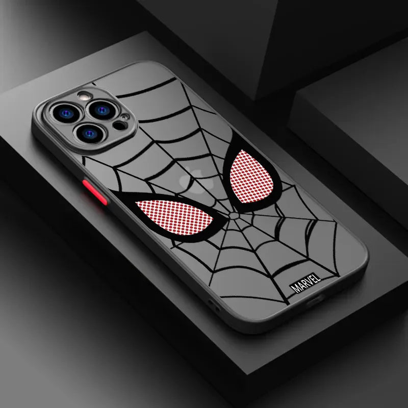 Marvel Spider Man Eye Phone Case For iPhone 17 16 15 Pro Max Case 14 13 12 11 Pro Max 16e 17e Air XS X 7 8 Plus Shockproof Cover
