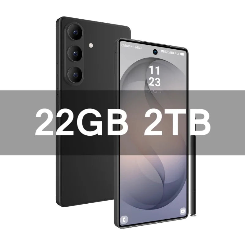 A57 22GB+2TB Global For Edition 8000mah HOT Screen Android 5G 108MP x 72MP Protector Battery Original Smart 7.3''HD AB2