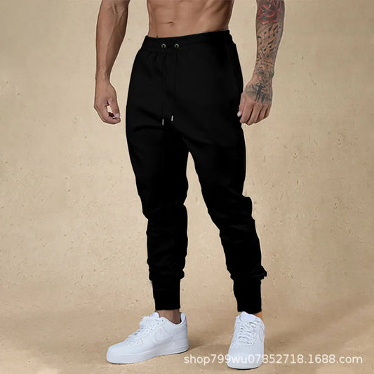 Men's Clothing 2025 Four Seasons Men's Leggings Trousers Casual Pants