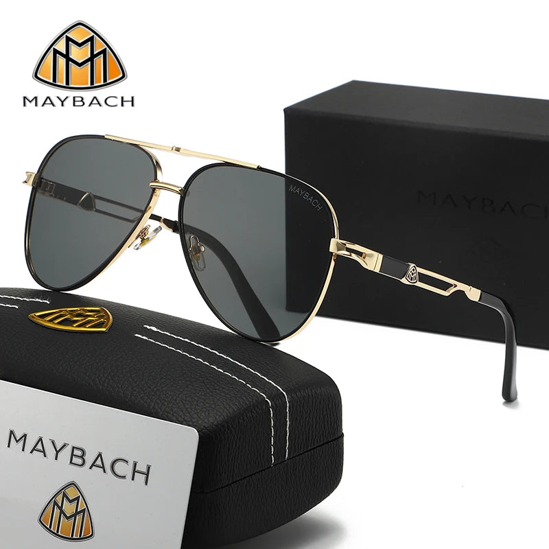 MAYBACH Sunglasses Luxury brand UV400 Protection for Men and women Classic Sun Glasses High Quality Eyewears Pilot Goggle 6830