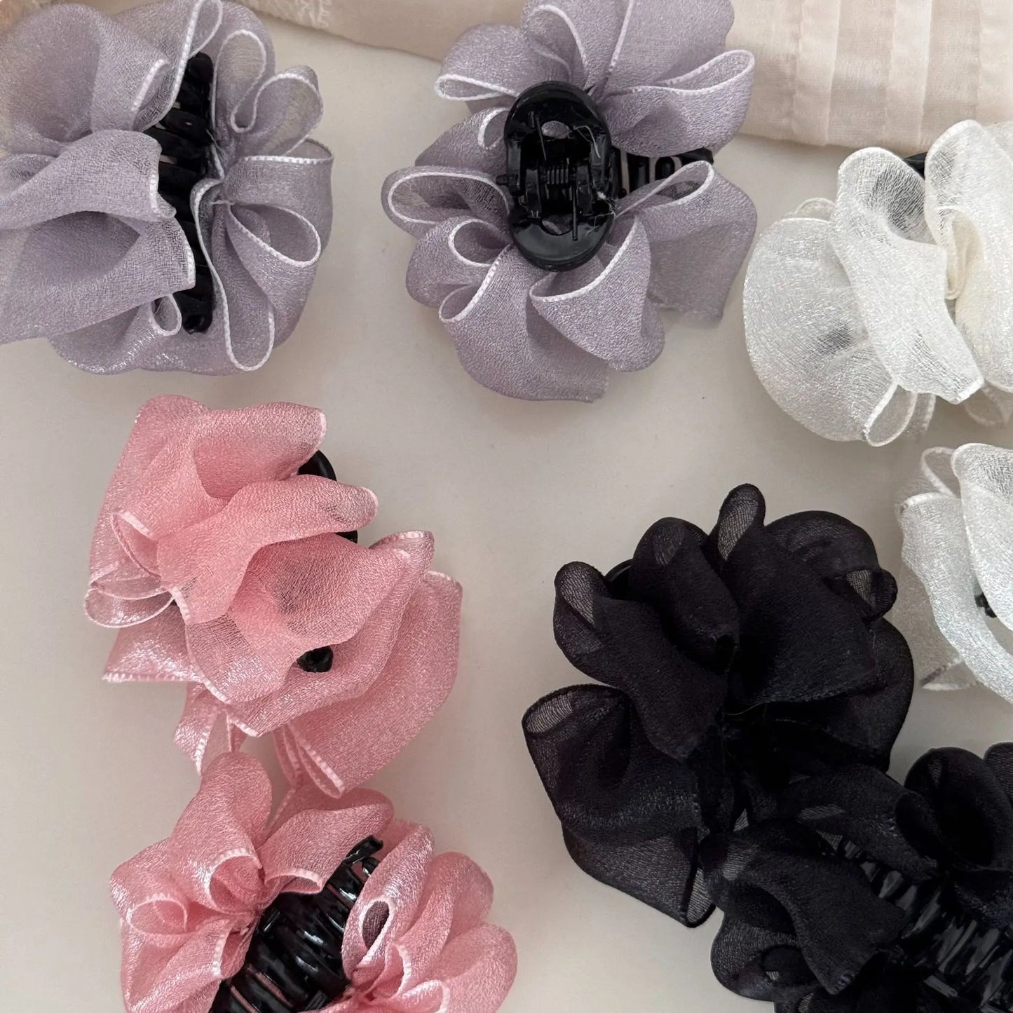 Hair accessories for women girl claw clip pin bow Crab popular leading fashion cute Kawaii sweets kpop new in fairy 2025 vintage