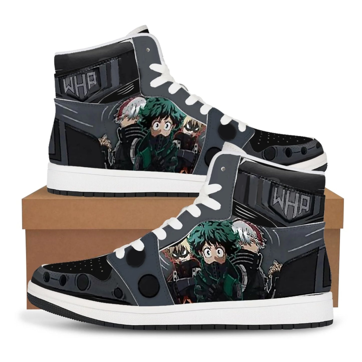 My Hero Academia Anime Midoriya Izuku New Sneakers Casual Shoes Basketball Shoes Printing Comfortable Flat Shoes Halloween Gift