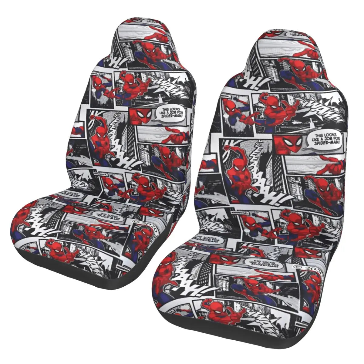 Spidey Spiderman Universal Car Seat Cover for most cars Suitable For All Kinds Models Superheros Seat Covers Polyester Fishing