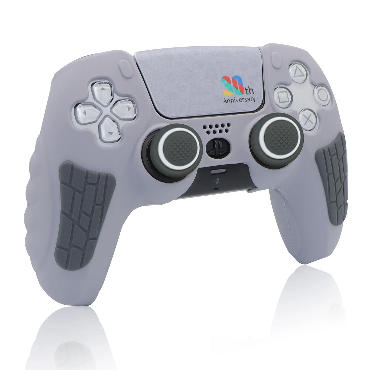 For PS5 Controller Anti-Slip Silicone Cover 30th Anniversary Limited Edition With Touch Screen Sticker For PS5 Controller Shell