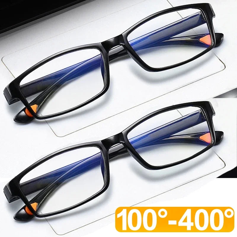 Multifocal Progressive Reading Glasses Men Intelligent Small Frame Ultralight Anti Blue Light Presbyopic Eyewear Women +1.0~+4.0