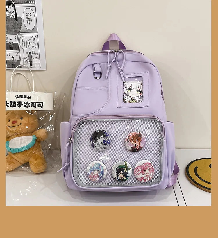 Japanese College Style Fashionable Backpack for Students Large Capacity Backpack for Women Highvalue Outdoor Backpack
