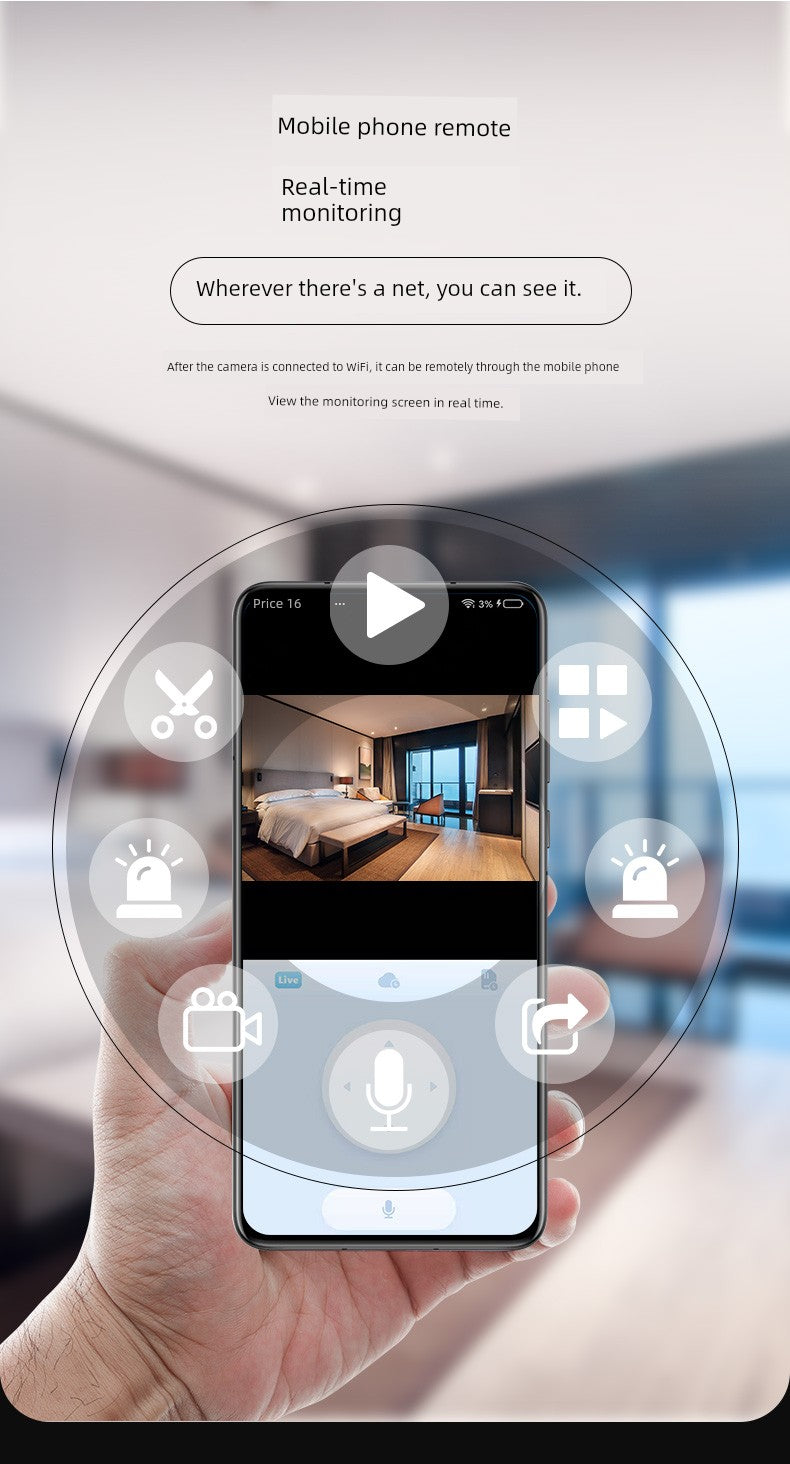 HD Night Vision Home Outdoor Intelligent Webcam
