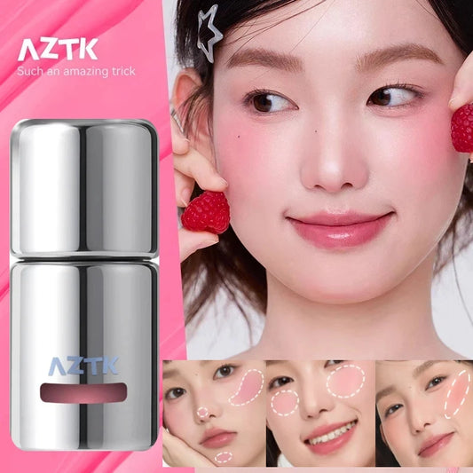 AZTK Blusher Color Face Makeup Rendering Liquid Blush Moisturizer Long Lasting Eye Shadow Beauty Expands Cheek Tint Cosmetics