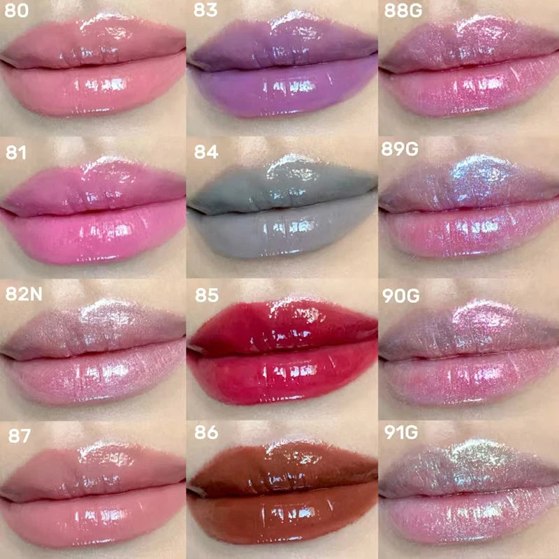 Kaleidos Lip Gloss Mirror Matte Glitter Gothic Lip Glaze Moist Shimmer Nude Punk Dark Lipstick High Colors Lasting Lip Makeup
