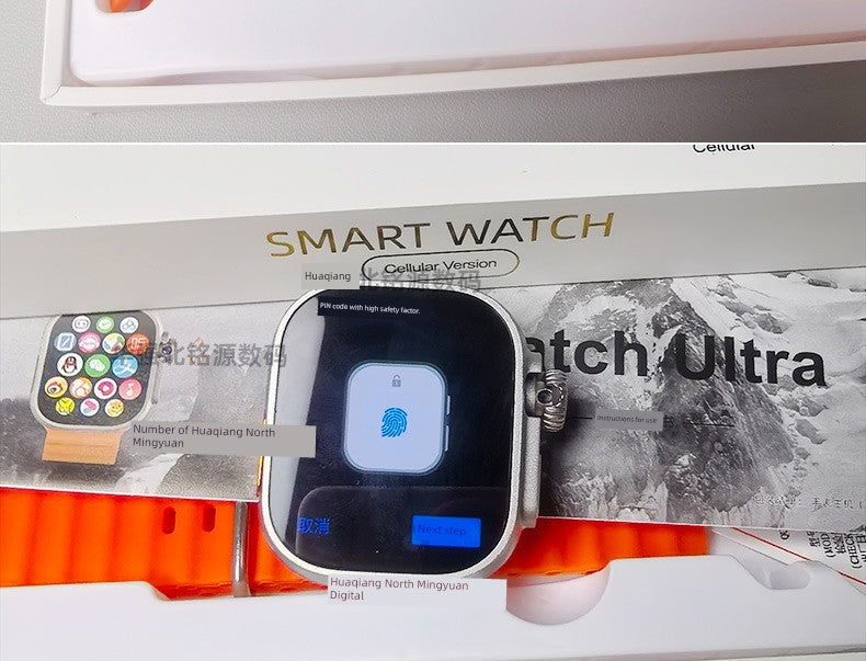 Huaqiang North New Arrival Dw100pro + Ultra Top with Smart Watch Plug-in Card and Shuncheng 5.0 Teenagers