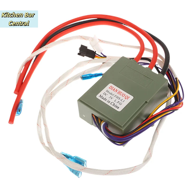 【DC 3V Gas Stove Double Ignition With Temperature Control And Display Pulse Igniter 12 Wires For Gas Water Heater】