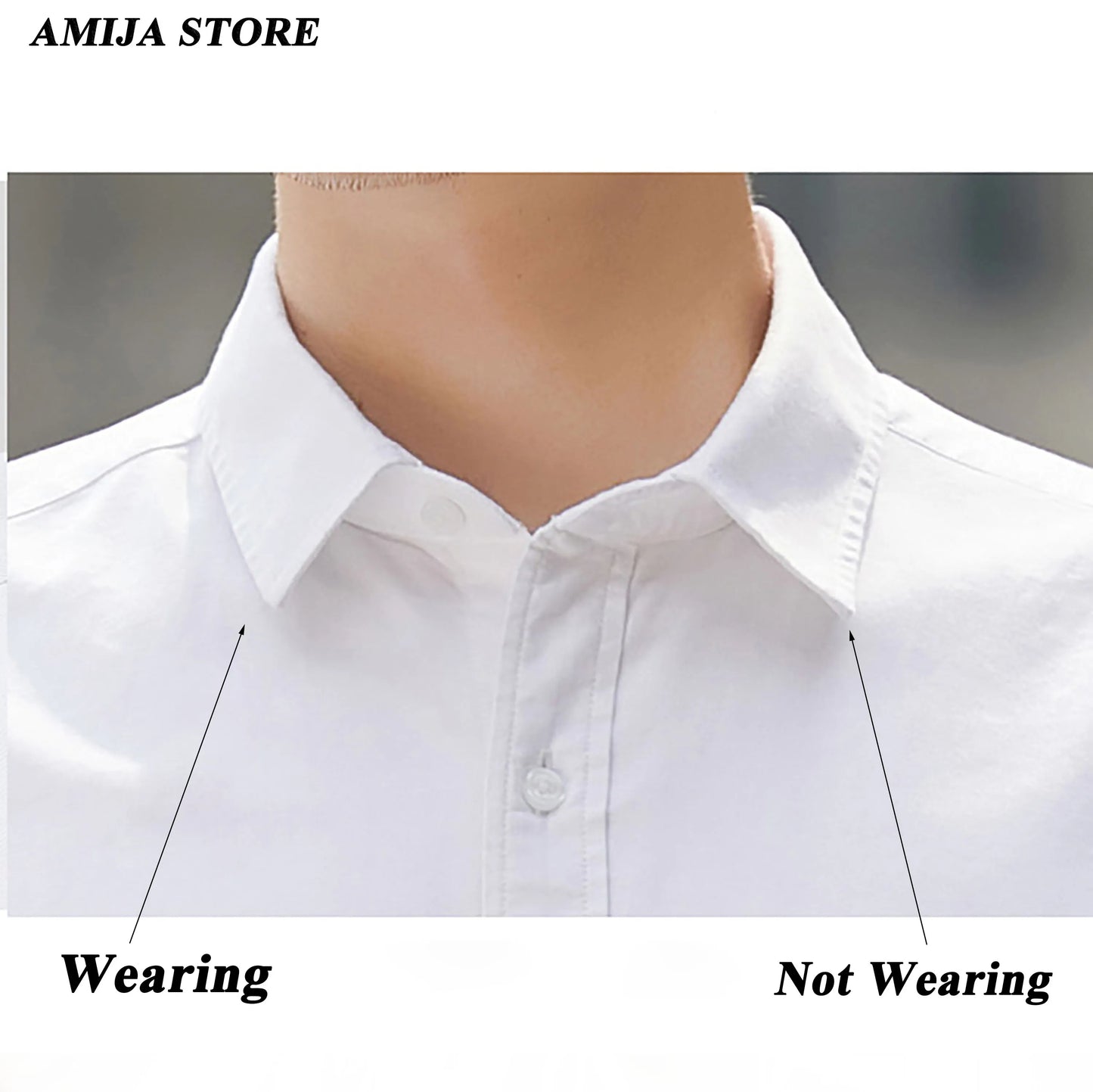 2Pcs Stainless Steel Collar Stays Bones For Business Men Shirt Party Dress Accessories Stiffener Inserts Fixed 5 Sizes Jewelry