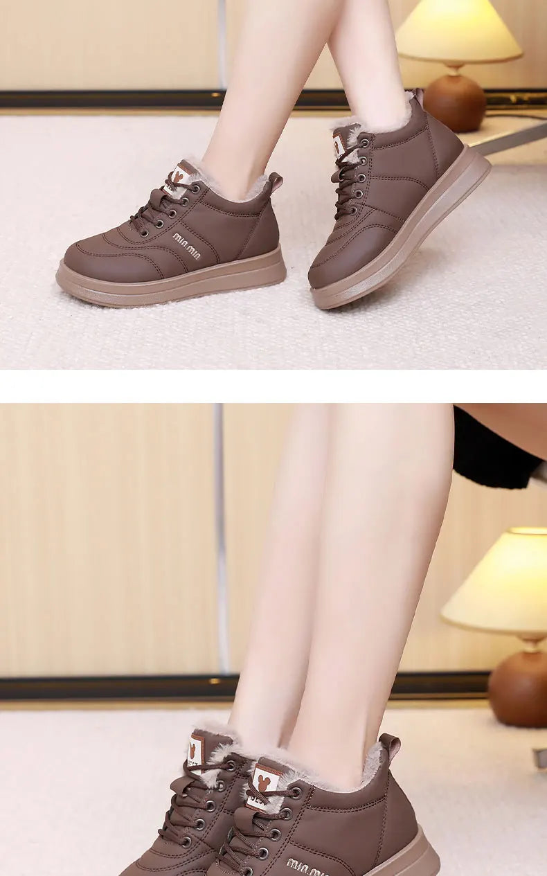 Women's 2025 Winter New Versatile Cotton Shoes Fashion Warm Thick Bottom Skid-resistant Durable Free Shipping Women's Shoes