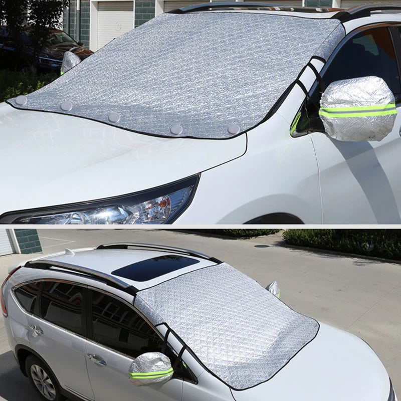 Winter Car Snow Shield Shade Front Windshield Anti-frost Antifreeze Sunshade Cover Sun Shade Protector Auto Exterior Accessories