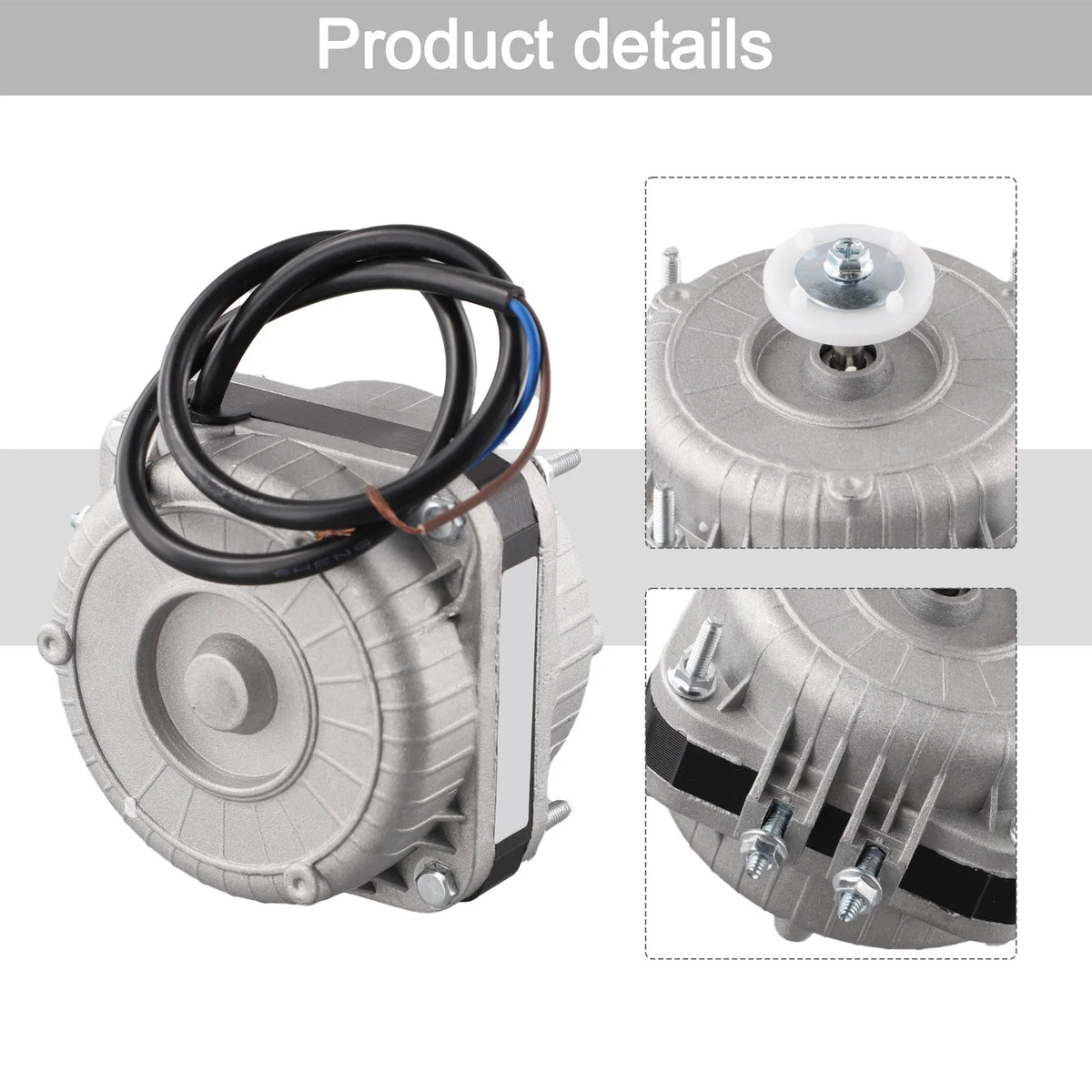 30W 220v 50HZ Refrigeration Condenser Fan Motor Refrigerator Fan Motor Cooling Fan For Commercial Refrigeration Cold Rooms