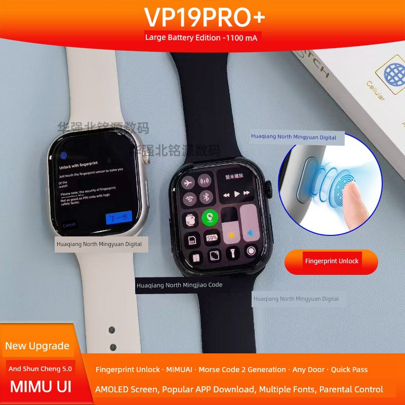 Huaqiang North New Arrival Dw100pro + Ultra Top with Smart Watch Plug-in Card and Shuncheng 5.0 Teenagers