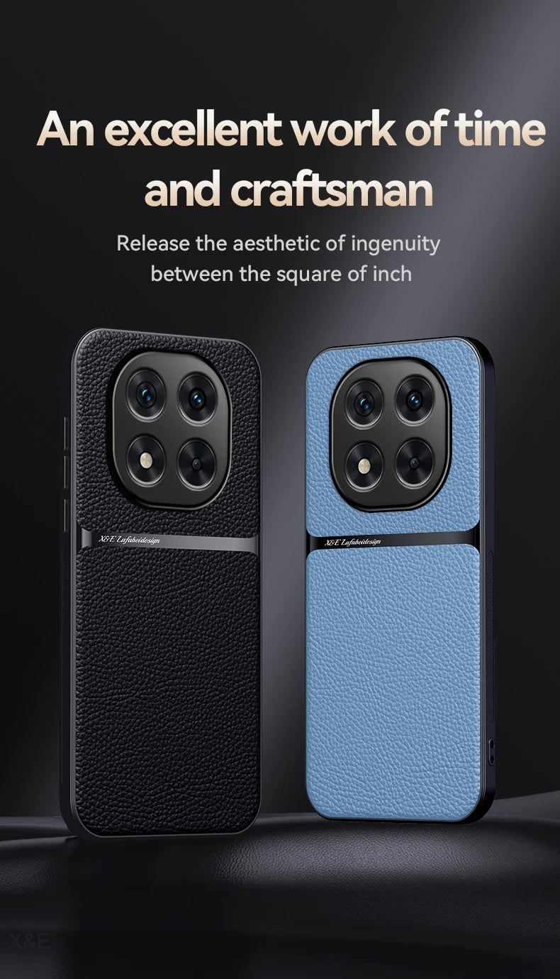 PU Leather Magnetic Case for Xiaomi Redmi Note 14 Pro 5G 14 Pro+ Plus Protective Cover Back Shell Coque Fundas Capa
