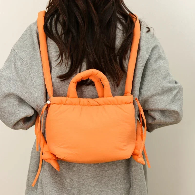 Super Cool Simple Versatile Handbags for Women 2025 Casual Hot Sale Colorful Nylon Small Square Shoulder and Crossbody Bags