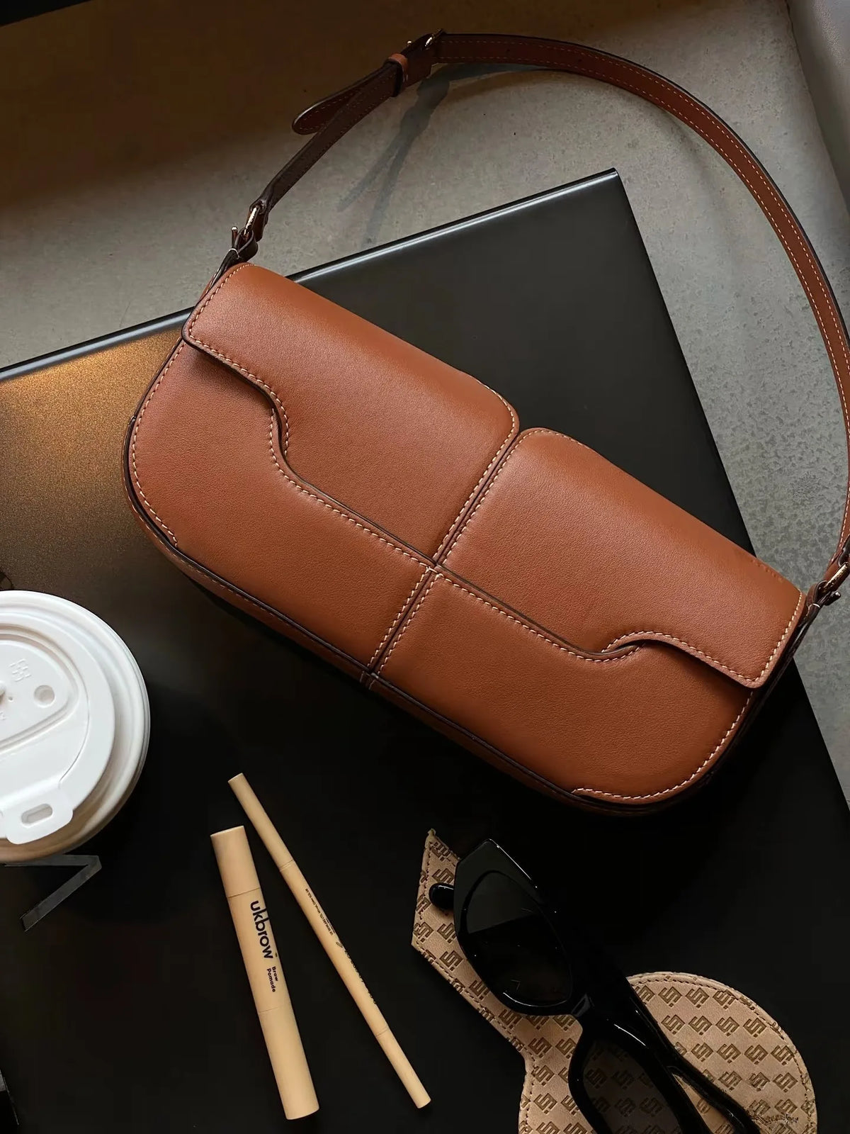 Handbags Purse Bag for Women Handbag Fashionable Cross-body Satchel Bag Simple for Commuting Cross-body Women's Bag