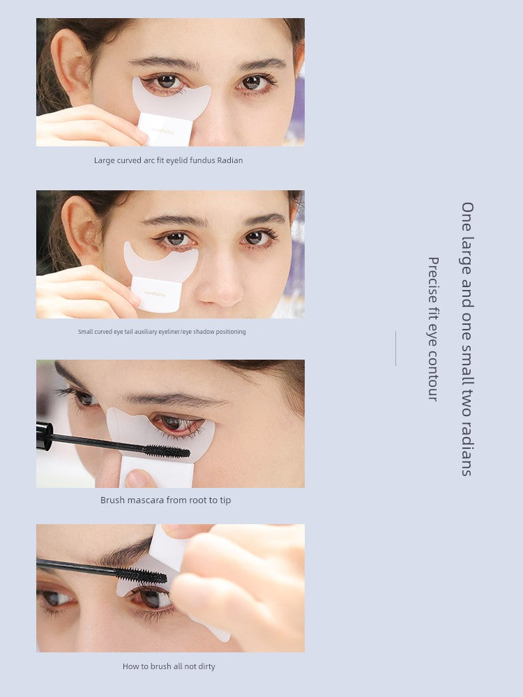 Eye Shadow Drawing Auxiliary Silicone Upper and Lower Baffle Mascara