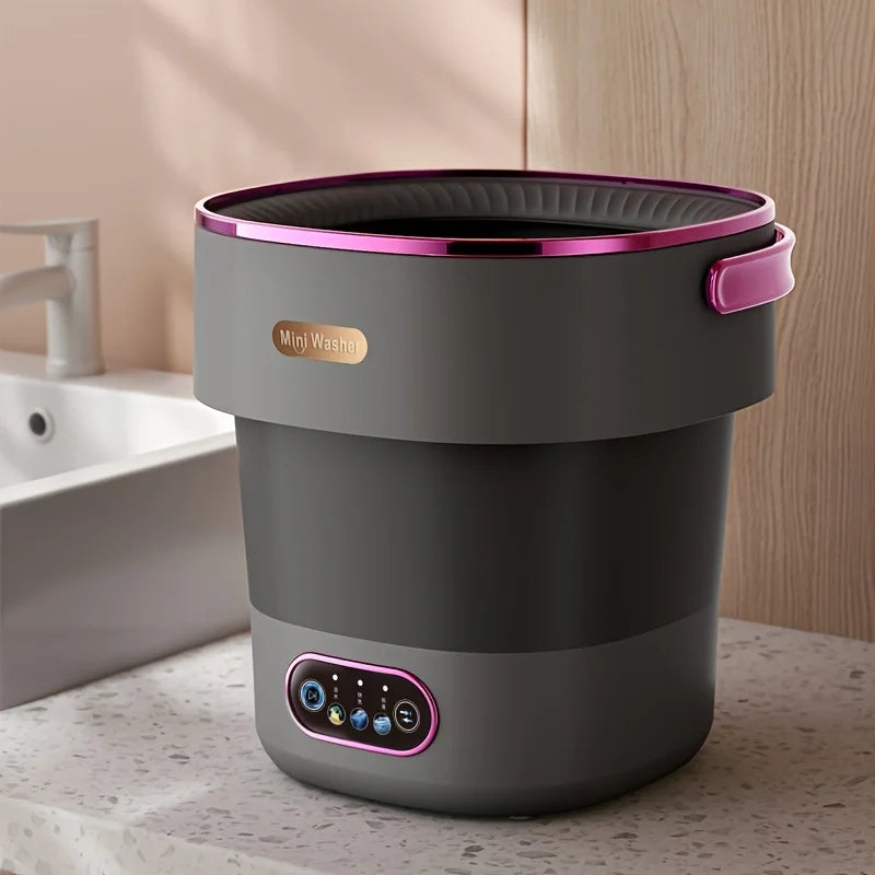 Portable Small Washing Dryer Machine Collapsible Washer Apartment Travel Socks Underwear Panties Washing Machine