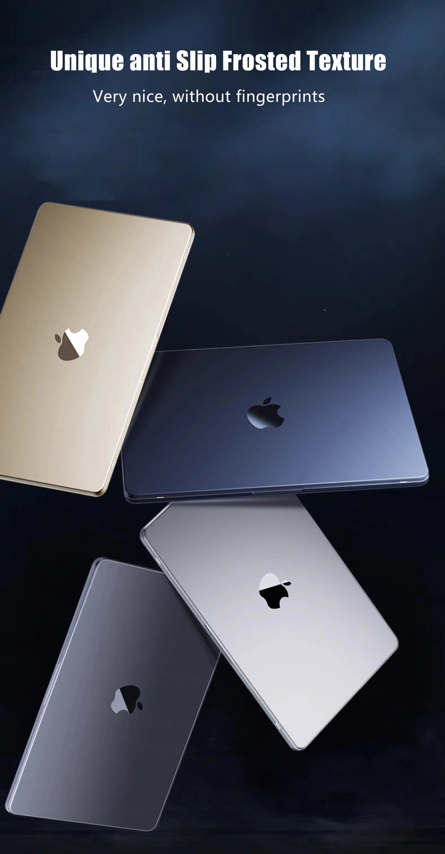 Ultra thin 2025 M4 Laptop Case For MacBook Air 13 15.3 13.6 Case M2 M3 Funda Macbook Pro 13 14.2 16.2 16 Case 2024 2023