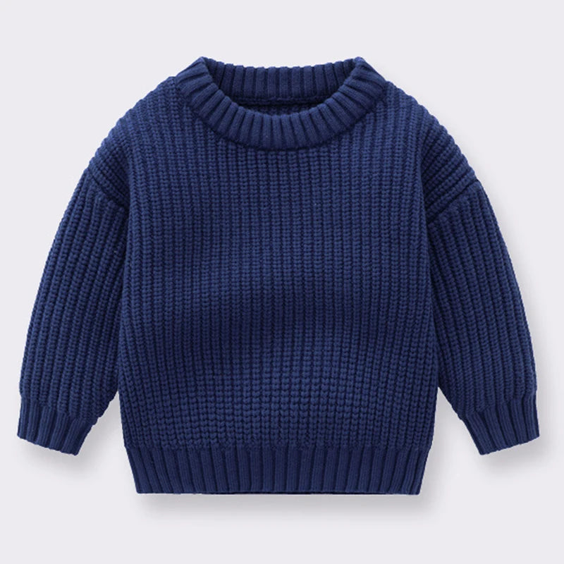 0-6Yrs Baby Boys Girls Knit Sweater Clothes 2025 New Toddler Infant Newborn Knitwear Soft Spring Long Sleeve Baby Pullover Tops