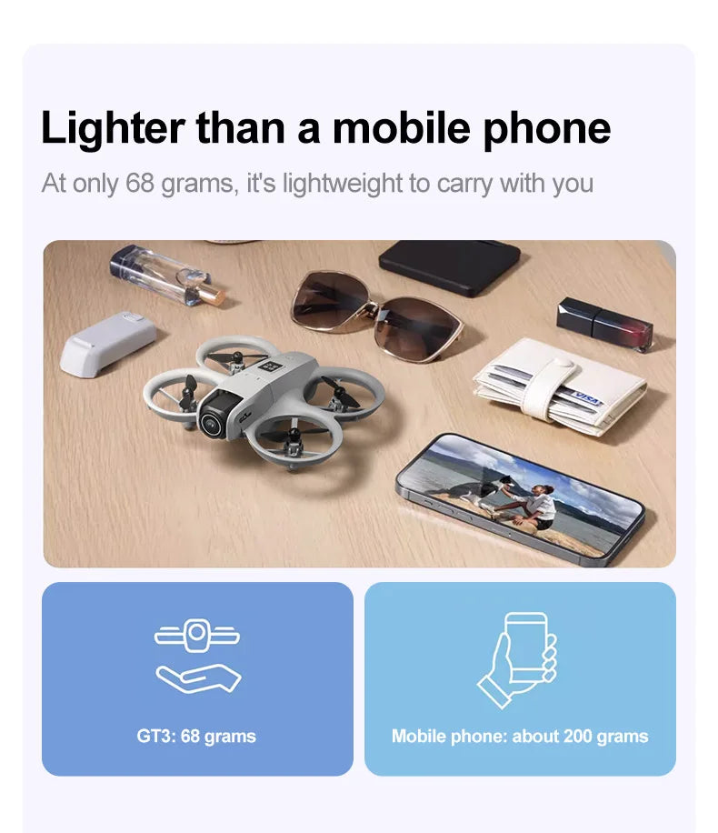 2026 NEW MINI Drone 8K 5G GPS Professional HD Aerial Photography Remote Control Aircraft HD Dual Camera Quadcopter Toy UAV