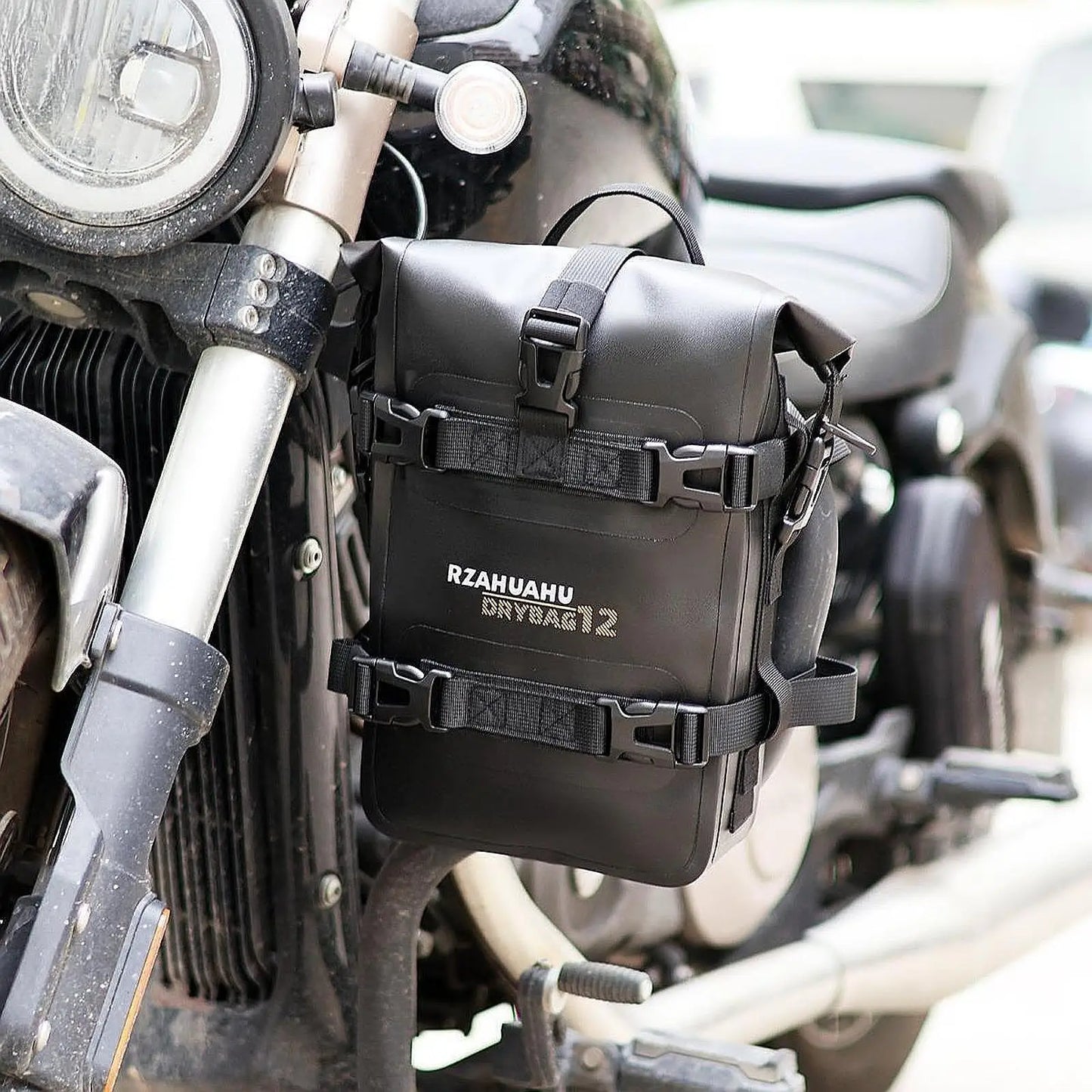 rcycles Side Frame Bag rcycle Dry Bag Rack Bag 4L Universal Reflective Strips rcycle Luggage Bag Tail Bag