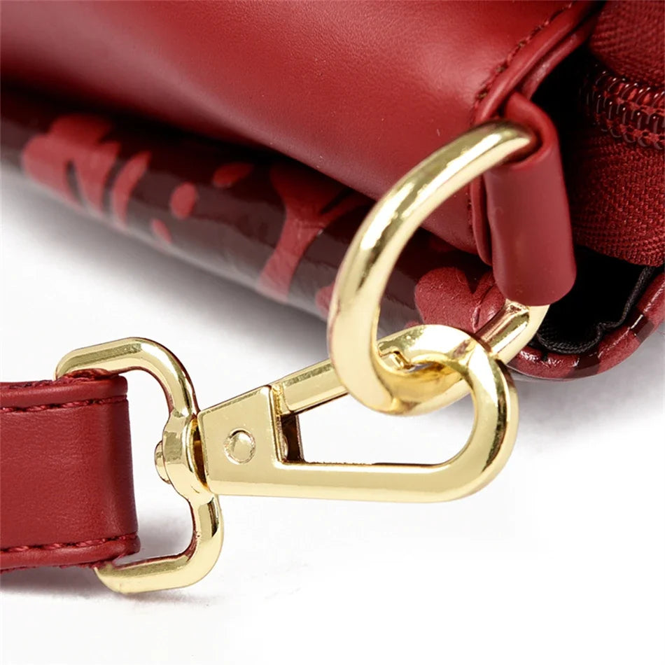 3 Layers Women 2024 Luxury Handbags Women Bags Designer Casual Shoulder Bags High Quality Leather Crossbody Bags for Female