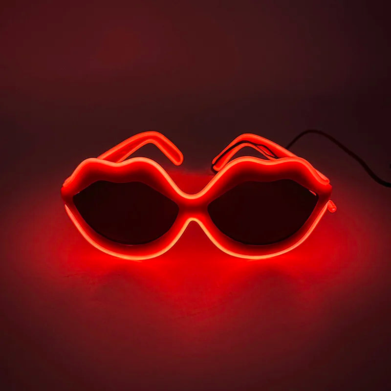 LED Just Married Glasses Wedding Bride To Be Surprise Gift Couple Glasses Souvenirs Glowing Heart Glasses Married Sunglasses